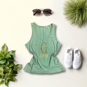 Guess V Neck Tank Top Size Small